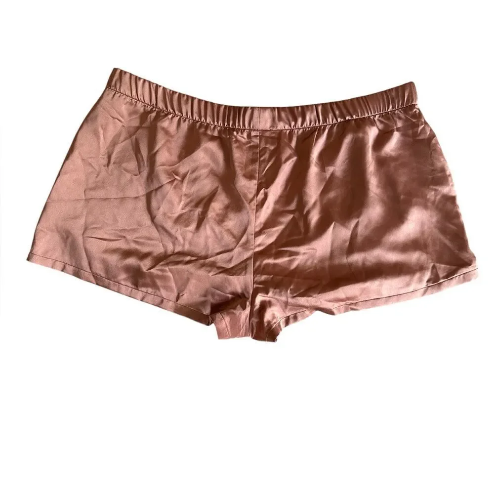 Show Me Your MuMu Copper Satin Pajama Set size XXL Missing tag